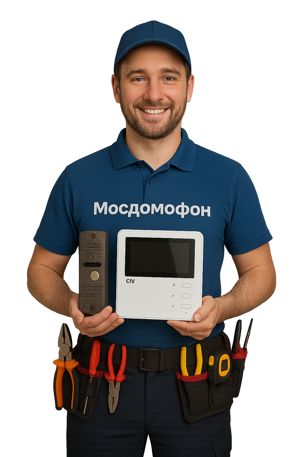 Мастер MosDomofon с домофоном